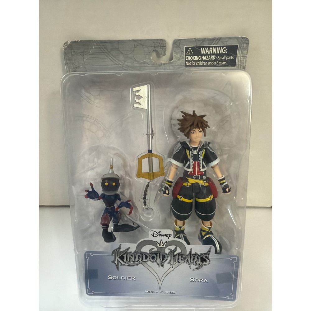 Disney Kingdom Hearts Sora and Soldier Action Figure Set Diamond Select Series 1